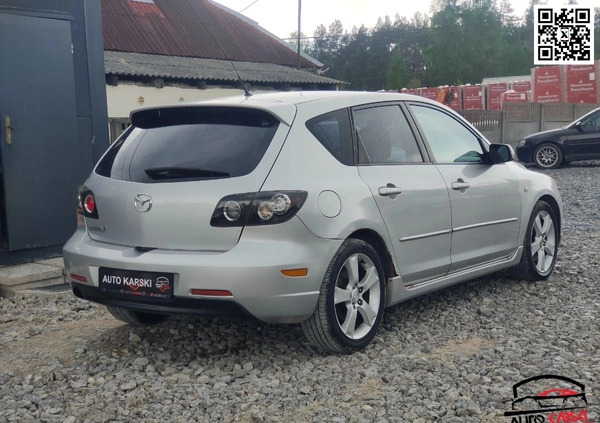 Mazda 3 cena 6900 przebieg: 194000, rok produkcji 2007 z Radzymin małe 529